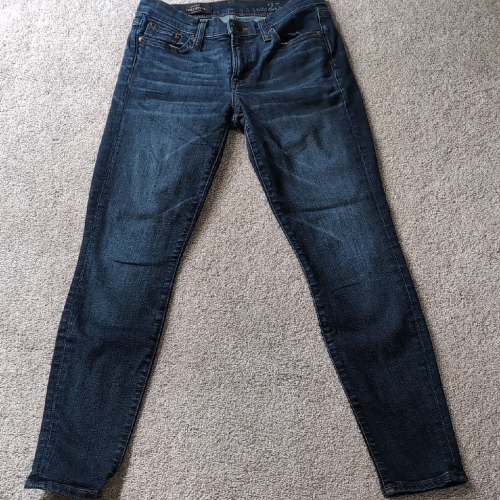 J. Crew Dark Blue Skinny Jeans